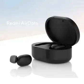 Legújabb Szilikon tok Xiaomi Redmi Airdots TWS Bluetooth-Kompatibilis Fülhallgató Fülhallgató Készlet Redmi Airdots
