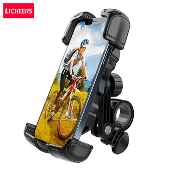Licheers Kerékpár Telefon tulajdonosa Kerékpár Motorkerékpár Mobiltelefon tartó Kormány Állni, GPS, Autó, Telefon Konzol iPhone Xiaomi