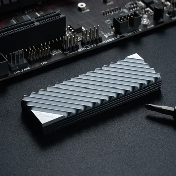 M. 2 2280 SSD Merevlemez Alumínium hűtőborda a Thermal Pad Asztali PC Beépített Hővezető Szilikon Pad
