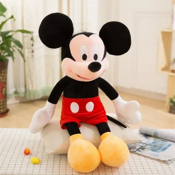 Magas Minőségű Disney Mickey Minnie Egér Anime Plüss Játékok Aranyos Mickey Minnie Rajzfilm Plüss Baba Állatok Gyerekek Születésnapi Ajándék
