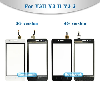 Magas Minőségű Huawei Y3II Y3 II. Y3 2 3G 4G LUA-U03 LUA-L03 LUA-U23 érintőképernyő Digitalizáló Érzékelő Külső Üveg Lencse Panel
