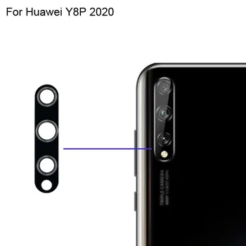 Magas minőségű Huawei Y8P 2020 Vissza a Hátsó Kamera Üveg Lencse teszt jó, A Huawei Y 8P 2020 cserealkatrészek