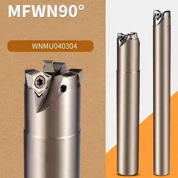 MFWN C15 C16 C19 C20 C24 C25 2T 3T 4T kétoldalas 90 fokos gyorsan takarmány CNC maróval szerszámtartó vágó eszköz WNMU040304
