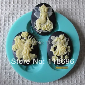 Modellezés Az angyal csokoládé öntőforma fondant Torta dekoráció penész Az angyal formák 100% - os Élelmiszer minőségű anyag Nem.si370