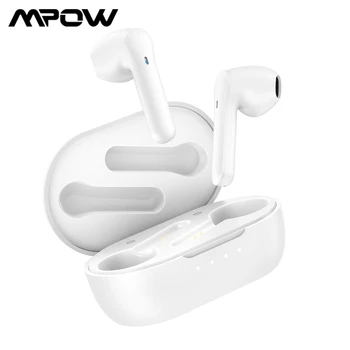 Mpow MX3 Igaz Vezeték nélküli Fülhallgató Fülhallgató IPX7 Vízálló Bluetooth 5.0 Sport Fülhallgató, 4 Mono Mikrofon/Twin Módok & 25Hrs Játékidő