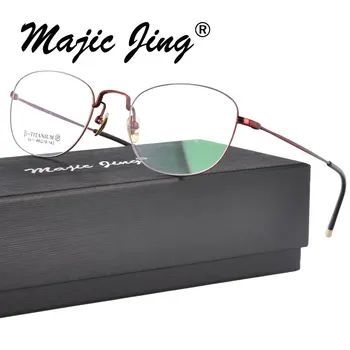 Mágikus Jing teljes felni beita titán RX optikai keretek rövidlátás szemüvegek szemüveg unisex receptet szemüveg 6611