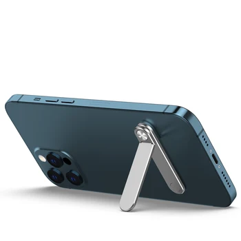 Mágneses Laptop Side Mount Állítható Telefon tartó iPad Tablet Alumínium Összecsukható tartó tartó