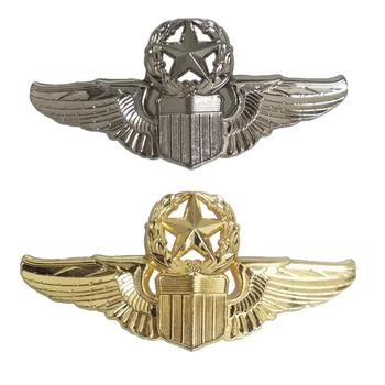 Második világháború amerikai légierőnél pilóta képesítés jelvény jelvény arany, ezüst repülő szárny Jelvény