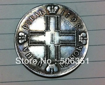 nagykereskedelmi 1799 oroszország 1 Rubel érmék másolás 100% coper gyártási ezüstözött