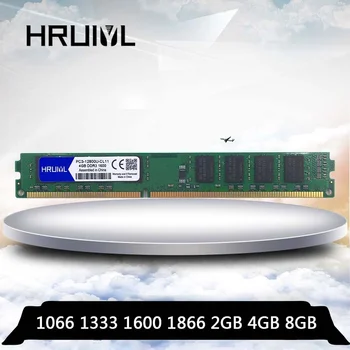 Nagykereskedelmi RAM DDR3 4GB 8GB 2GB 1066 1333 1600 1866 1066mhz memóriával 1333mhz 1600 mhz-es RAM Memória Memoria Asztali PC-DIMM 2G 4G 8G 1,5 V