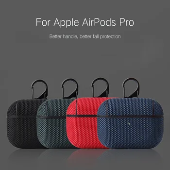Nylon Esetekben a Airpods pro 3. Luxus Védő Fülhallgató tok Apple Airpods pro Esetben Ütésálló Vízálló tok