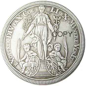 Németország, 1 Thaler 1698 Ezüst Bevonatú Másolás Érme