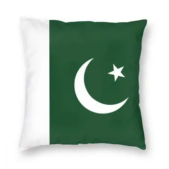 Pakisztán Zászló Párnát Fedezi a Párnákat a Kanapé Egyedi Pillowcover lakberendezés