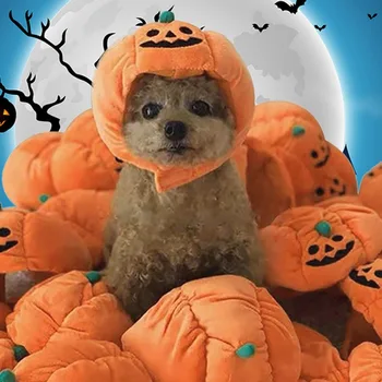 Pet Halloween Öltöztetős Tök Kalapját Olcsó Kisállat Kiegészítők Sapkák Kutyák Számára Sapkák Vicces Jelmez Cosplay Kutyája Kalap