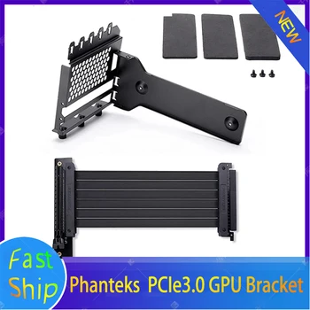 Phanteks Függőleges Videó Kártya Tartó Hosszabbító Kábel Készlet Univerzális PC PCIe3.0,GPU Támogatása++PCIe 16 Kelő Kábel 7 Slot-Hegy