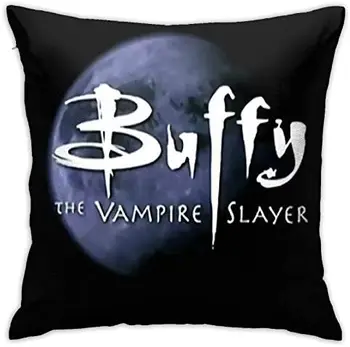 Pooizsdzzz Buffy, A Vámpírok S-a Párnát Öleli Tér Párna Esetben Otthoni Dekorációs Kanapé, Kanapé, Hálószoba 18 X 18 cm-es
