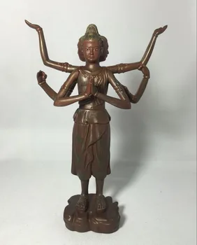 pvc ábra Asura játékszer modell díszek Buddhista Istennő