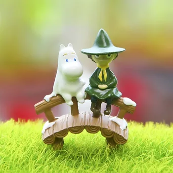 Rajzfilm Víziló Elf Kisfiú akciófigurák Babák Táj Miniatűr Figurákat Otthon Kert Dekoráció, Dísztárgyak, Játékok Gyerekeknek