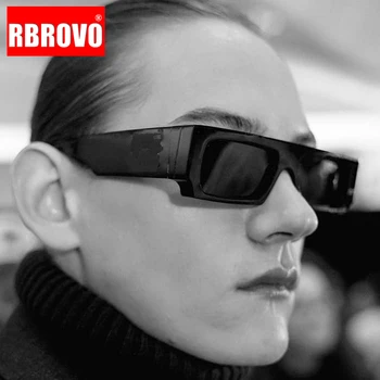 RBROVO Punk Tér Napszemüveg Férfi Luxus Márka Szemüveg Nők/Férfiak Klasszikus Téglalap Szemüveg Férfiak Gafas De Sol Para Hombre