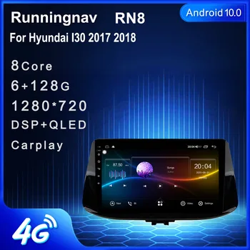 Runningnav A Hyundai I30 2017 2018 Android autórádió Multimédia Lejátszó GPS Navigációs 1 din