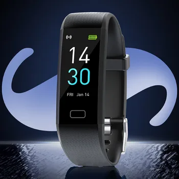 S5 második generációs globális változata a vérnyomás fitnesz pulzusszám mérő lépés hőmérséklet okos karkötő óra sport IOS