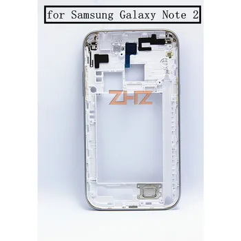 Samsung Galaxy Note 2 N7100 Középső Keret Rendszámtábla Keret Ház Esetben vissza a keret Közepén Előlap Keret, Javítás, Alkatrészek