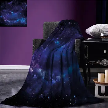 Sky Takarót Tér Illusztráció Éjszaka Univerzum, Csillagok, Nebula Távoli Részei Galaxy Meleg Takaró az Ágy Kanapé
