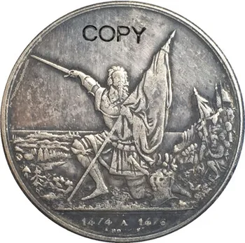Svájc 5 Franken Felvételi Fesztivál 1874 érmék másolat