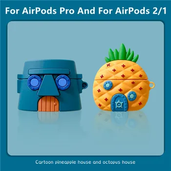 Szilikon Aranyos AirPods Pro Esetben védő Fedelet vezeték nélküli bluetooth fülhallgató Tartozékok lökhárító szivacs AirPods 2/1 Esetben