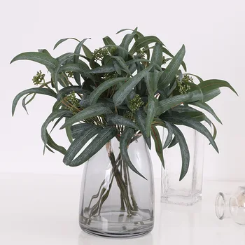 Szimulációs Zöld Növény, Gyümölcs Eukaliptusz Levelek Családi Hálószoba Asztal Dekoráció Friss Környezetbarátabb Dekoratív Növények Mesterséges