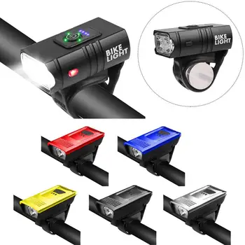 T6 LED Kerékpár Lámpa 10W 800LM 6 Módok USB Újratölthető Teljesítmény Kijelző MTB Hegyi Országúti Kerékpár Első Lámpa Kerékpáros Felszerelés