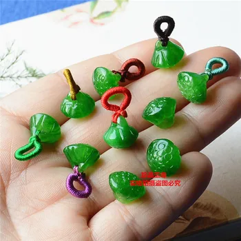 Természetes jadeite zöld jade gyöngyök DIY 100% igazi zöld jáde karkötő jade ajándék valódi jade gyöngy karkötő karkötő női 11mm