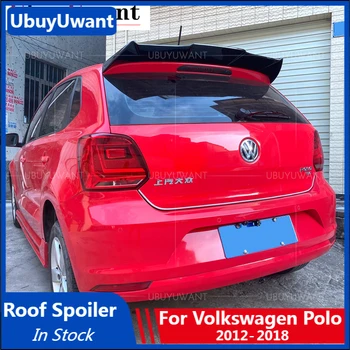 UBUYUWANT Új Design, Kiváló Minőségű ABS-a Volkswagen VW Polo 2012-2018 Spoiler Által Hátsó Ablak Tető Spoiler DIY Szín