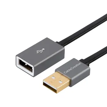 USB 2.0 Hosszabbító Kábel, Lapos Slim-line USB-EGY Férfi-Nő Extender a Gamepad,Egér , Billentyűzet,pendrive, Nyomtató