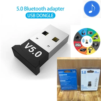 USB-Bluetooth-5.0 Vezeték nélküli Audio Receiver Zenei Sztereó Adapter Dongle Vevő TV PC-n Vezeték nélküli Audio Kiegészítők 2021 Új
