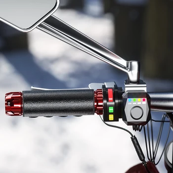 USB-Motoros Fűtött Pad Vízálló Elektromos fogásokat Készletek 4 Fogaskerekek Állítható E-bike Kormány Fűtés Kéz Melegítő Takaró