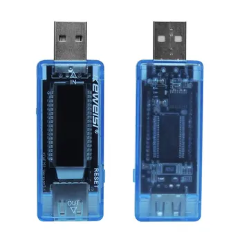 USB-Teszter Voltmérő 4V-30V 0-3A Töltő Kapacitás Jelző Idő Kijelzés Mobil Akkumulátor Érzékelő