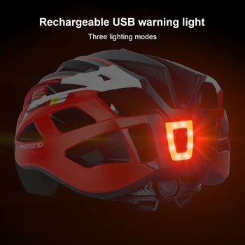 USB Újratölthető Hátsó Lámpa Kerékpár LED-es hátsó Lámpák Lámpa MTB Bicikli Lámpa a Sisak Féklámpa Kerékpározás Figyelmeztető Lámpák