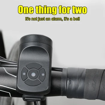 USB Újratölthető Kerékpár Horn MTB Országúti Kerékpár lopásgátló Riasztó, Elektromos Mountain Bike Bell Kerékpározás Tartozékok hangszín bicicleta