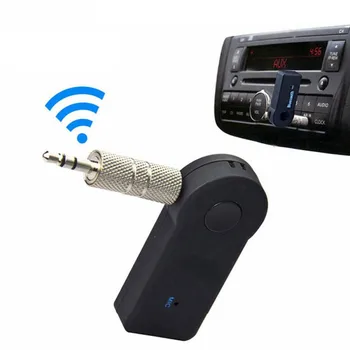 Vezeték nélküli Bluetooth-kompatibilis Audio Receiver Adó Sztereó Kihangosító Hívás 3.5 AUX Zene Vevő Autó Otthoni TV-MP3
