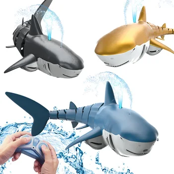 Vicces RC Cápa Játék Távirányító Állatok Robotok Kád, Medence, Elektromos Játékok Gyerekeknek Fiú Menő Cucc Cápák Tengeralattjáró Ajándék