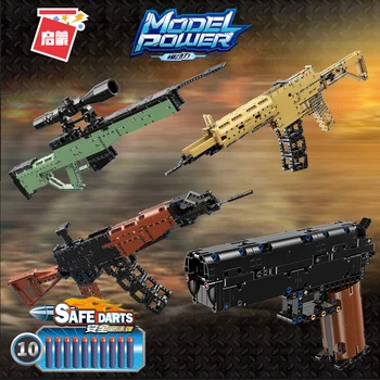 világosíts meg a SWAT ak 47-es Mesterlövész Puska, Pisztoly Desert Eagle beállítja építőkövei gyermekek fiúk össze játékok fegyver csomag fegyverek ajándékok