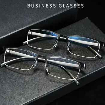 Vintage Fém Vision Care Hordozható Rövidlátás Szemüveg Ultra Könnyű Váz, Üzleti Szemüveg Olvasó Szemüveg