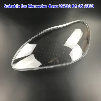 W220 lámpaernyő PC, átlátszó fedelet fényszóró shell maszk alkalmas Mercedes-Benz W220 04-05 S350 fényszóró búra