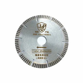 Wandeli különleges kerámia gyűrűző 116mm magas hatásfok fűrészlap csempe vágó penge kéz nyomja gép 10 db