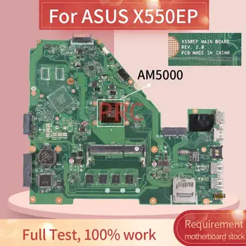 X550EP 60NB03R0-MB1240 Laptop alaplap Az ASUS F552E F552EP X552E X552EP AM5000 Notebook Alaplap csak REV.2.0 DDR3