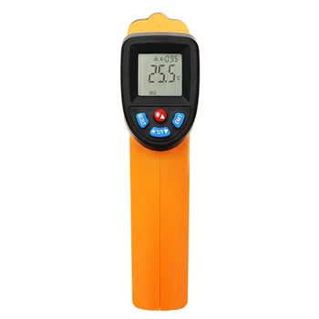 Érintésmentes Hőmérséklet Mérő Fegyver Digitális Hőmérő Pirométer -50～550℃ Automatikus Kikapcsolás LCD Képernyő Háttérvilágításának