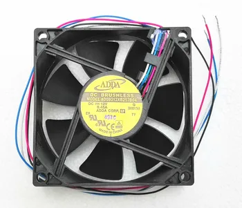 Új ADDA 8025 8 cm-es ventilátor 4-vezetékes sebesség rendelet ad0812xb257b04 dupla labda 12V 0.45 egy