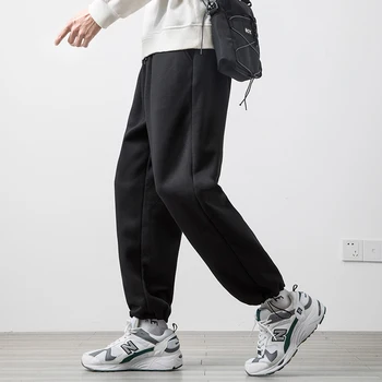 Új Férfi Alkalmi Sarouel Nő Divat Egyszínű 2021 Oversize Férfi Nadrág A Meleg Koreai Streetwear Futó Melegítő