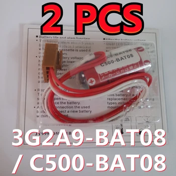 (Új Időpont) 2DB Eredeti Akkumulátor OMRON C500-BAT08 3G2A9-BAT08 3.6 V PLC Lítium Akkumulátor Csatlakozók Csatlakozók ER17/33
